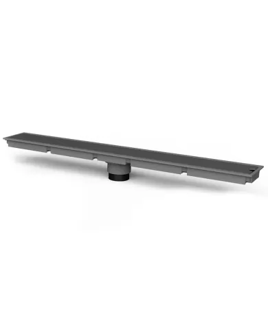 Pakzad Stainless Steel Matte Two-Mode Ceramic Drain Line Under-Plastic Door, Full Color, 60 cm