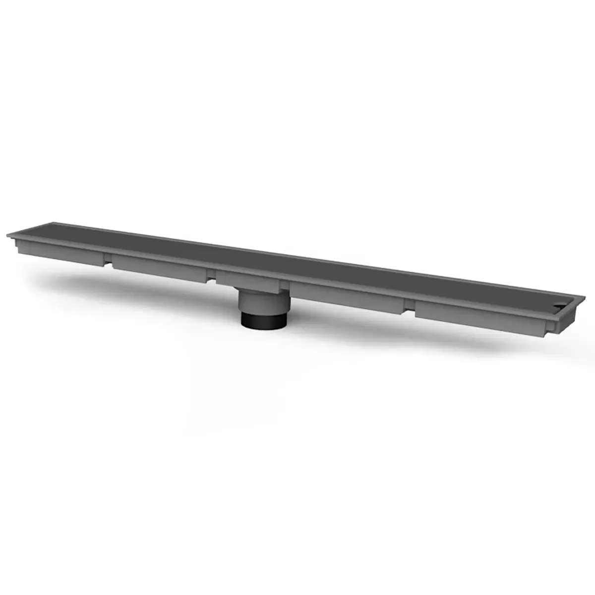 Pakzad Stainless Steel Matte Two-Mode Ceramic Drain Line Under-Plastic Door, Full Color, 60 cm